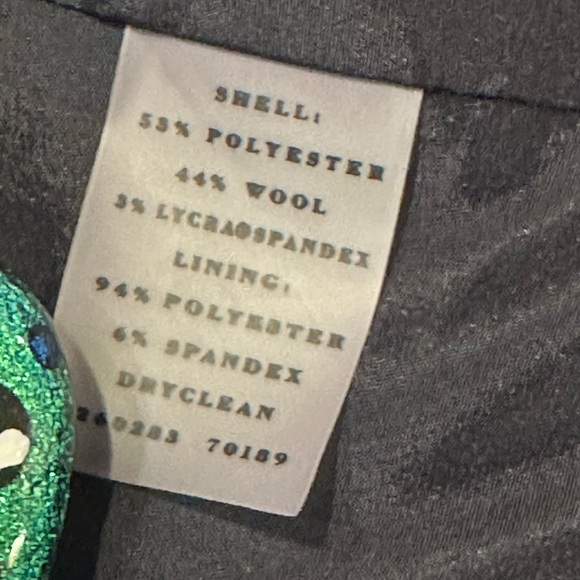 Ann Taylor Blazer Classic Wool Blend Double Breasted Button Front Pockets Size 4 - Picture 11 of 16